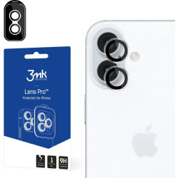 Αντιχαρακτικό Γυαλί Προστασίας Apple iPhone 16 / 16 Plus - 3MK Lens Protection Pro για Φακό Κάμερας - Transparent (5903108588560)