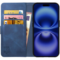 Θήκη Apple iPhone 16 Pro - Rosso Element PU Πορτοφόλι - Blue (8719246453861)