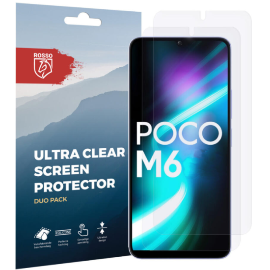 Μεμβράνη Προστασίας Xiaomi Redmi 13 4G / Poco M6 4G - Rosso Ultra Clear Screen Protector Οθόνης - 2 Τεμάχια (8719246443794)