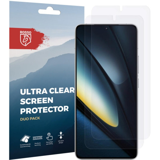 Μεμβράνη Προστασίας Xiaomi Poco F6 Pro / K70 / K70 Pro - Rosso Ultra Clear Screen Protector Οθόνης - 2 Τεμάχια (8719246453274)