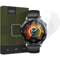 Αντιχαρακτικό Γυαλί Προστασίας Huawei Watch GT 5 46mm - Hofi Premium Pro+ Tempered Glass Οθόνης - 2 Τεμάχια - Clear (5906302371150)