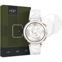 Αντιχαρακτικό Γυαλί Προστασίας Huawei Watch GT 5 Pro 42mm - Hofi Premium Pro+ Tempered Glass Οθόνης - 2 Τεμάχια - Clear (5906302371167)
