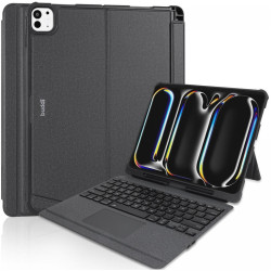 Θήκη Apple iPad Pro 13" 2025 / 2024 - Buddi Thorn Keyboard Case με Υποδοχή για Apple Pencil και Αποσπώμενο Μαγνητικό Πληκτρολόγιο Bluetooth - Black (8719246455629)