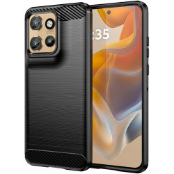 Θήκη Motorola Edge 50 Neo / ThinkPhone 25 Spacecase Carbon Σιλικόνης - Black (5905719113551)