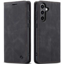 Θήκη Samsung Galaxy S24 FE Spacecase Wallet Πορτοφόλι - Black (5905719113100)