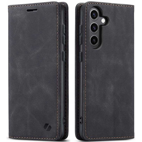 Θήκη Samsung Galaxy S24 FE Spacecase Wallet Πορτοφόλι - Black (5905719113100)