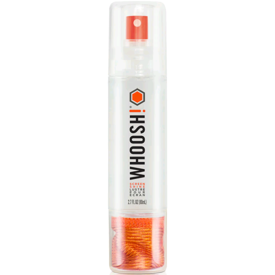 Καθαριστικό Οθόνης Whoosh! Grab & Go Σετ με Υγρό Σπρέι και Αντιμικροβιακό Πανί από Μικροΐνες 80ml - Orange (IFG80ENFR)