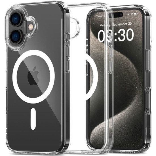 Θήκη iPhone 16 Bodycell Clear Case Διάφανη με MagSafe - Clear (5206015079085)