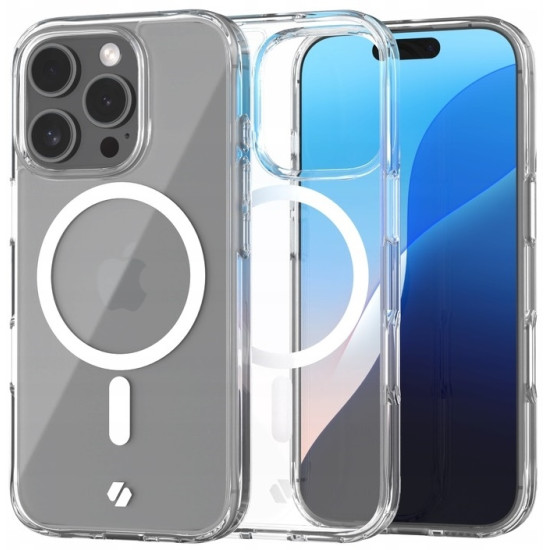 Θήκη iPhone 16 Pro Spacecase Clear MagSafe Σκληρή Διάφανη με MagSafe - Transparent (5905719112165)