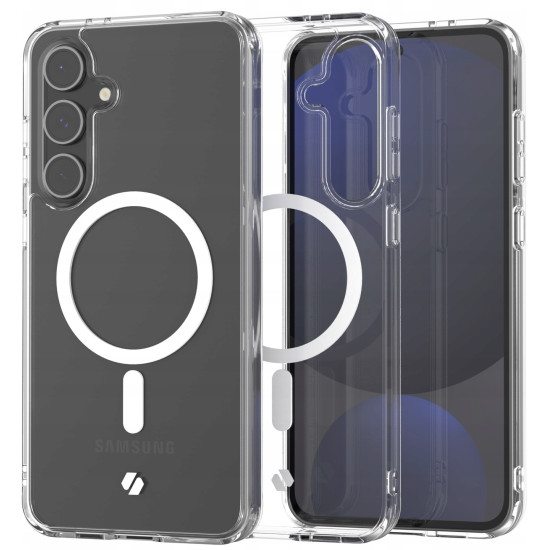 Θήκη Samsung Galaxy S24 FE Spacecase Clear MagSafe Σκληρή Διάφανη με MagSafe - Transparent (5905719113148)