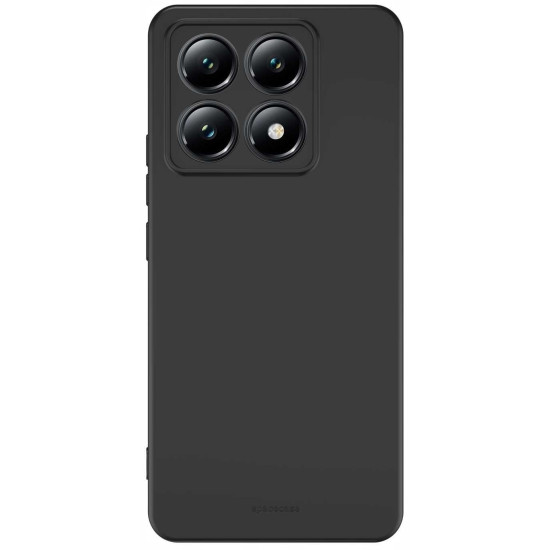 Θήκη Xiaomi 14T Spacecase Silicone Case Σιλικόνης - Black (5905719112929)