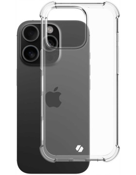 Θήκη iPhone 16 Pro Spacecase Anti-Shock Διάφανη Σιλικόνης 1mm - Clear (5905719111731)
