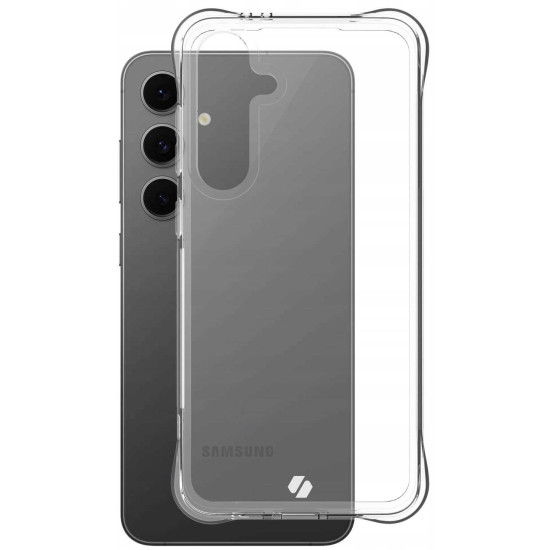 Θήκη Samsung Galaxy S24 FE Spacecase Anti-Shock Διάφανη Σιλικόνης 1mm - Clear (5905719112943)