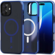 Θήκη iPhone 16 Plus Spacecase Hybrid Fusion Mag Ημιδιάφανη Σκληρή με MagSafe - Dark Blue (5905719112424)