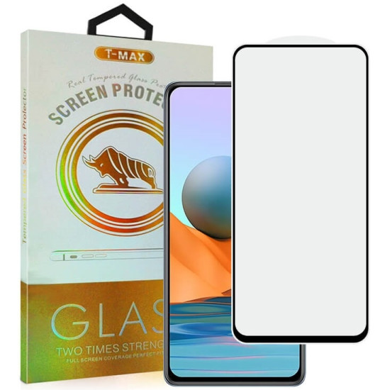 Tempered Glass Realme C63 4G T-Max Premium Full Glue Αντιχαρακτικό Γυαλί Προστασίας Οθόνης - Black (5206015080319)