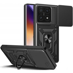 Θήκη Xiaomi 14T Pro Tech-Protect Camshield Pro Ανθεκτική με Κάλυμμα για την Κάμερα & Ring Holder - Black (5906302371273)