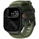 Λουράκι Apple Watch Ultra/SE/11/10/9/8/7/6/5/4 (49/46/45/44mm) Nomad Rocky Point Band Αδιάβροχο FKM & Τιτάνιο - Forest / Black (NM014797858)