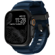 Λουράκι Apple Watch Ultra/SE/11/10/9/8/7/6/5/4 (49/46/45/44mm) Nomad Rocky Point Band Αδιάβροχο FKM & Τιτάνιο - Atlantic / Black (NM014827858)