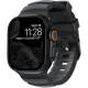 Λουράκι Apple Watch Ultra/SE/11/10/9/8/7/6/5/4 (49/46/45/44mm) Nomad Rocky Point Band Αδιάβροχο FKM & Τιτάνιο - Storm / Black (NM014803858)