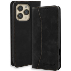Θήκη iPhone 16 Pro Bodycell Book Case Πορτοφόλι - Black (5206015079702)