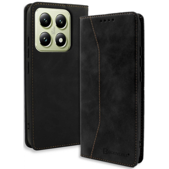 Θήκη Xiaomi 14T Bodycell Book Case Πορτοφόλι - Black (5206015079887)