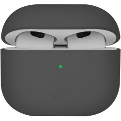 Θήκη AirPods 4th Gen Uniq Lino Σκληρή - Grey (UNIQ-AIRPODS(2024)-LINOGRY)