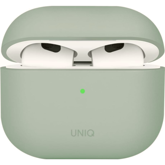 Θήκη AirPods 4th Gen Uniq Lino Σκληρή - Iceplant Green (UNIQ-AIRPODS(2024)-LINOIGRN)