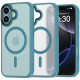 Θήκη iPhone 16 Tech-Protect MagMat Σκληρή Ημιδιάφανη με MagSafe - Matte Teal (5906302372355)