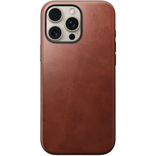 Θήκη iPhone 16 Pro Max Nomad Modern Leather Case Horween Δερμάτινη με MagSafe - Olde Dublin (NM01685685)