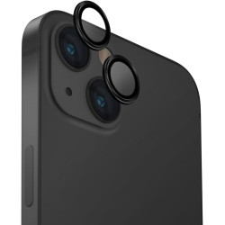 Tempered Glass iPhone 15 / 15 Plus Spacecase QuickFit Camera Glass Αντιχαρακτικό Γυαλί Προστασίας για Φακό Κάμερας 2 Τεμάχια - Black (5905719112646)