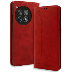 Θήκη OnePlus 12R Bodycell Book Case Πορτοφόλι - Red (5206015079818)