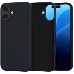 Θήκη iPhone 16 Plus Spacecase Pure Mag Σκληρή με MagSafe - Black (5905719112264)