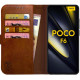 Θήκη Xiaomi Poco F6 Rosso Element PU Πορτοφόλι - Brown (8719246458262)