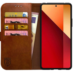 Θήκη Xiaomi Redmi Note 13 Pro 4G / Poco M6 Pro 4G Rosso Element PU Πορτοφόλι - Brown (8719246458255)