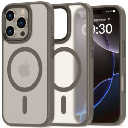Θήκη iPhone 16 Pro Max Tech-Protect MagMat Σκληρή Ημιδιάφανη με MagSafe - Matte Titanium (5906302372294)