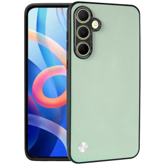 Θήκη Samsung Galaxy A55 Bodycell Vegan Cover Σκληρή - Light Green (5206015076954)