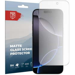 Tempered Glass iPhone 16 Pro Max Rosso Matte Glass Ματ Αντιχαρακτικό Γυαλί Προστασίας Οθόνης - Clear (8719246461057)