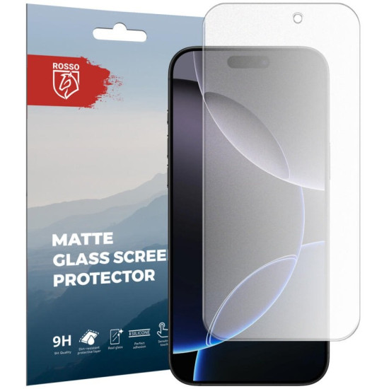 Tempered Glass iPhone 16 Pro Max Rosso Matte Glass Ματ Αντιχαρακτικό Γυαλί Προστασίας Οθόνης - Clear (8719246461057)