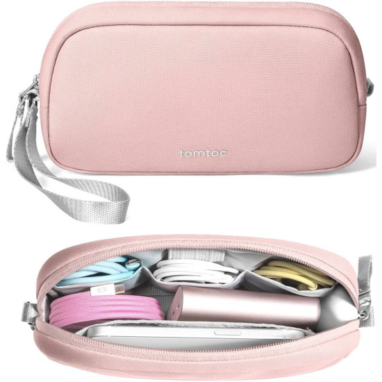 Θήκη Universal Tomtoc Light-T12 Accessory Pouch για Αξεσουάρ / PowerBank / Smartphone 1L Small - Pink (T12S1P1)