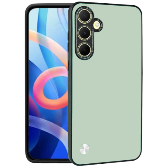 Θήκη Samsung Galaxy A35 Bodycell Vegan Cover Σκληρή - Light Green (5206015076718)