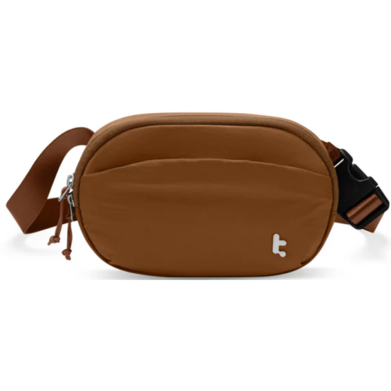 Τσαντάκι Unisex Tomtoc SlingBean-T32 Belt Bag Μέσης / Χιαστί / Fanny Pack Αντικλεπτικό με RFID 1.5L - Caramel (T32S1Y1)