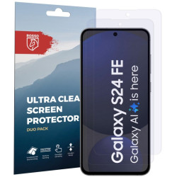 Μεμβράνη Προστασίας Samsung Galaxy S24 FE Rosso Ultra Clear Screen Protector Οθόνης 2 Τεμάχια - Clear (8719246458729)