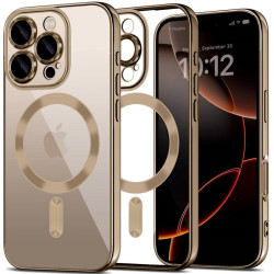 Θήκη iPhone 16 Pro Tech-Protect MagFlex Διάφανη Σιλικόνης με MagSafe - Shiny Desert (5906302372232)