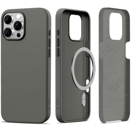 Θήκη iPhone 16 Pro Tech-Protect Silicone MagSafe Σιλικόνης με MagSafe - Matte Clay (5906302311804)