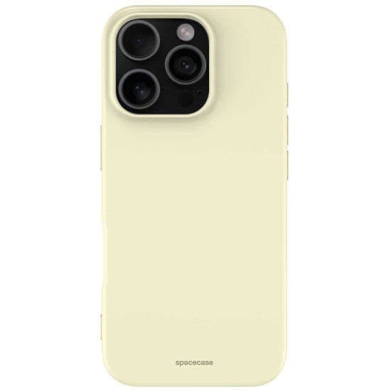 Θήκη iPhone 16 Pro Spacecase Silicone Case Σιλικόνης - Bone (5905719111564)