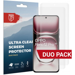 Μεμβράνη Προστασίας Oppo Reno12 Pro Rosso Ultra Clear Screen Protector Οθόνης 2 Τεμάχια - Clear (8719246458873)