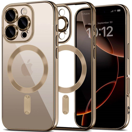 Θήκη iPhone 16 Pro Max Tech-Protect MagFlex Διάφανη Σιλικόνης με MagSafe - Shiny Desert (5906302372256)