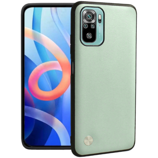 Θήκη Xiaomi Redmi Note 10 / Note 10S / Poco M5s Bodycell Vegan Cover Σκληρή - Light Green (5206015077555)
