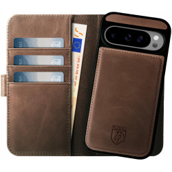 Θήκη Google Pixel 9 Pro XL Rosso Elite Δερμάτινο Πορτοφόλι με MagSafe - Brown (8719246461828)