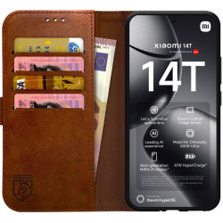 Θήκη Xiaomi 14T Rosso Element PU Πορτοφόλι - Brown (8719246465758)